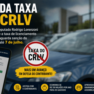 Fim da taxa de licenciamento de veículo-CRLV aguarda sanção do governador até 7 de julho