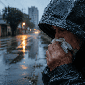 Alta umidade provocada pelas chuvas intensas aumenta risco de crises respiratórias