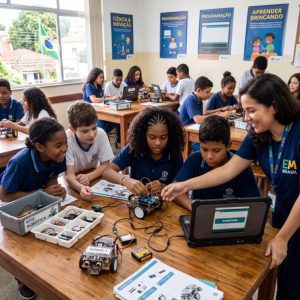 Robótica torna-se obrigatória nas escolas a partir de 2026