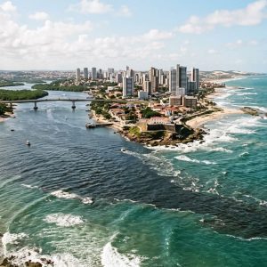 O encontro do rio com o mar em Natal: um espetáculo natural que transforma a paisagem potiguar