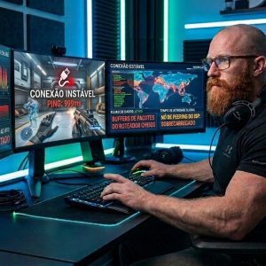 Resolva o Ping alto e lag que atrapalham as suas partidas