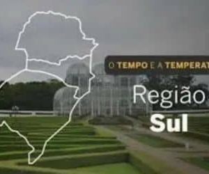 O TEMPO E A TEMPERATURA: Confira a previsão do tempo para a Região Sul neste domingo (2)