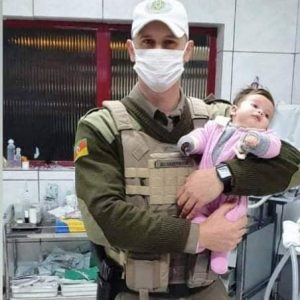 BM de Dom Pedrito realiza salvamento de bebê