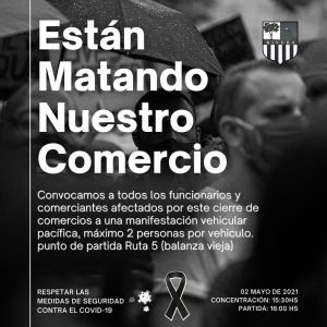 Empresários riverenses promovem manifestação contra o fechamento dos free shops