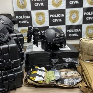 Polícia Civil recebe equipamentos do Ministério da Justiça e Segurança Pública para atuação na Operação Hórus