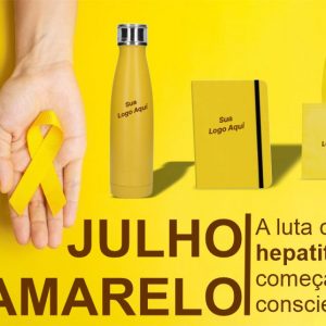 Brindes corporativos são opção para ações no Julho Amarelo