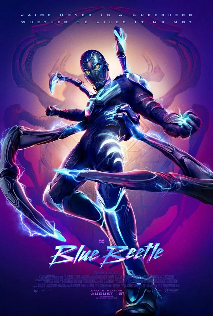 Besouro Azul': Jaime Reyes ostenta seu traje em pôster inédito da  adaptação; Confira! - CinePOP