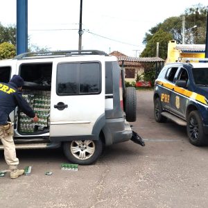 PRF prende homem com carga de cigarros paraguaios em Rosário do Sul