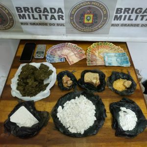  Brigada Militar realiza prisão por tráfico de drogas em Santana do Livramento