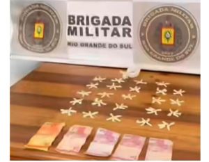 Brigada Militar realiza prisão por tráfico de drogas em Santana do Livramento