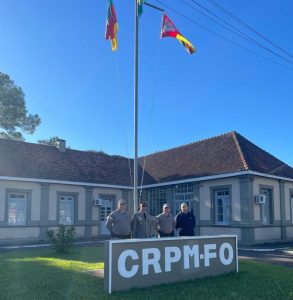 Apresentação de Oficial no Comando Regional de Polícia Militar Fronteira Oeste