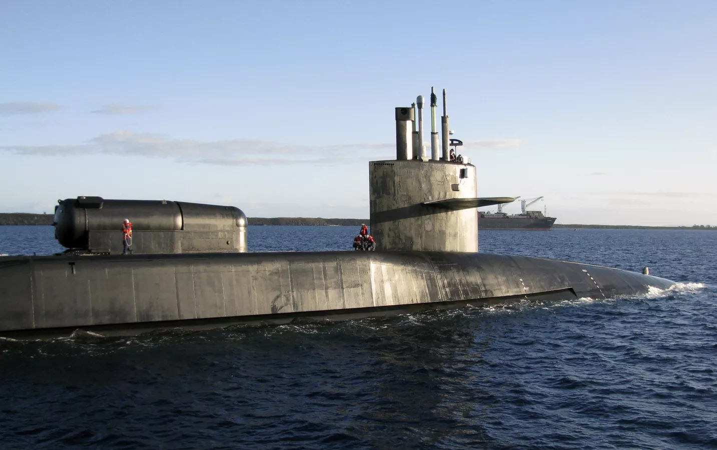 Maior submarino nuclear dos EUA atraca em Gibraltar