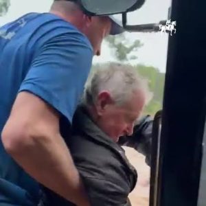 Idoso é resgatado de carro submerso após fortes chuvas no Rio Grande do Sul