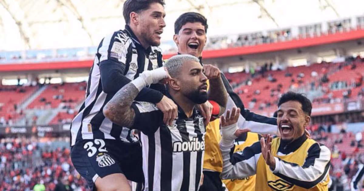 Santos afunda Inter com redenção de Gabigol e se afasta de vez da zona de queda no Brasileirão