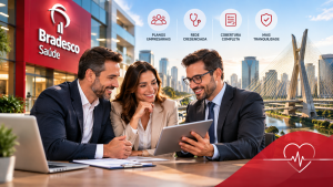 Planos empresariais avançam e Bradesco Saúde ganha espaço