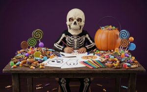 Oficina Infantil de Halloween com Caça aos Doces no Pátio Higienópolis