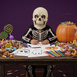 Oficina Infantil de Halloween com Caça aos Doces no Pátio Higienópolis