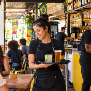 Bares e restaurantes são o 2º setor que mais contrata jovens