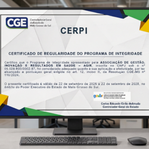 Agir conquista certificação em programa de integridade