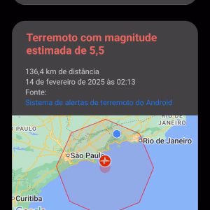 Serviço de alertas de terremotos do Google já está disponível em 200 países em todo o mundo