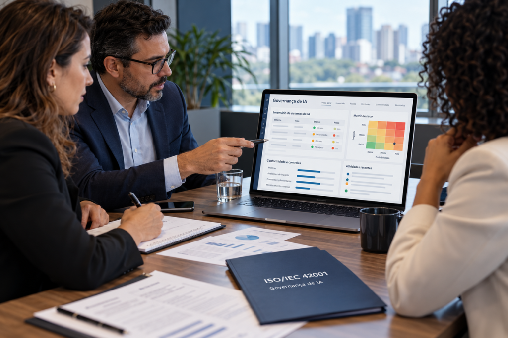 VGrid aplica ISO 42001 à governança de IA nas empresas