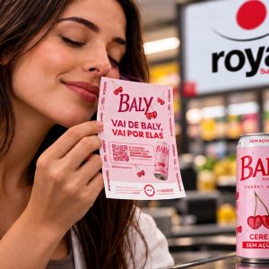 Regispel lança marketing sensorial de cereja no Royal