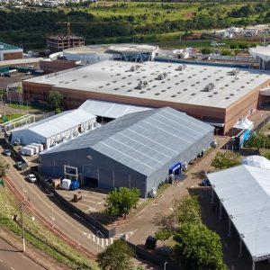 GM Tendas Galpões instala galpões lonados na COP15