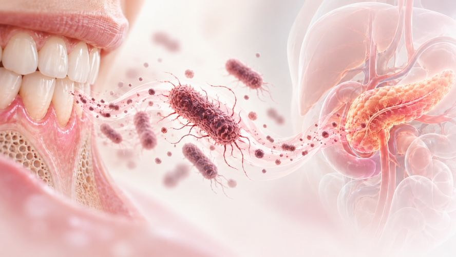 Periodontite eleva risco 56% de câncer pancreático