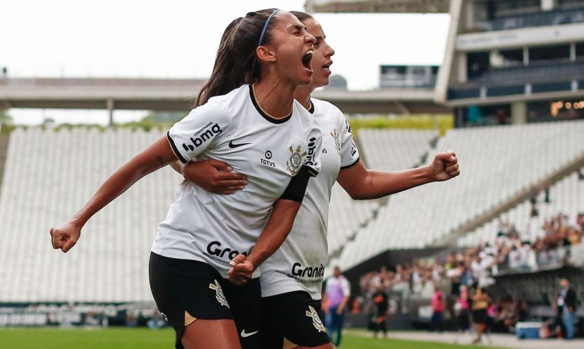 Partida entre Corinthians x Internacional-RS, realizado esta tarde na Neo Química Arena, jogo válido pela semi final da Supercopa do Brasil Feminina 2023. São Paulo / SP / Brasil - 09/02/2023. Foto: ©Rodrigo Gazzanel / Ag. Corinthians