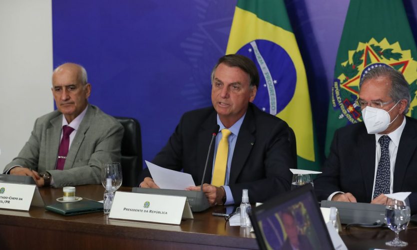 (Brasília - DF, 31/05/2021) Fórum de Investimentos Brasil 2021 (videoconferência).
Foto: Marcos Corrêa/PR