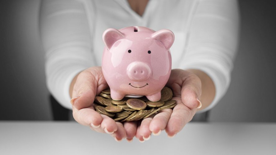 front-view-financial-elements-arrangement-with-coins